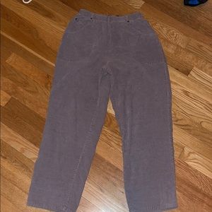 Gray Corduroy Petite Pants.